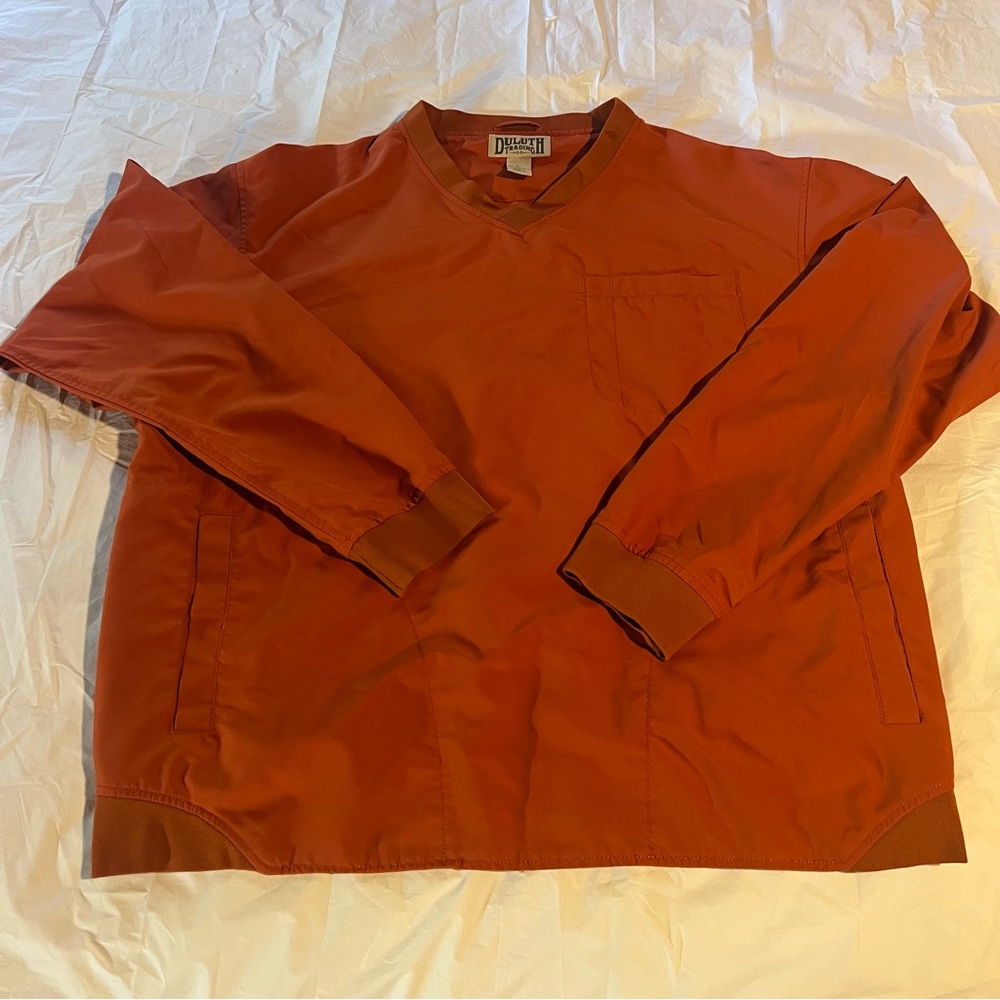 Duluth Co Trading Men's Lightweight Pullover Windbreaker Shirt Jacket Size XL